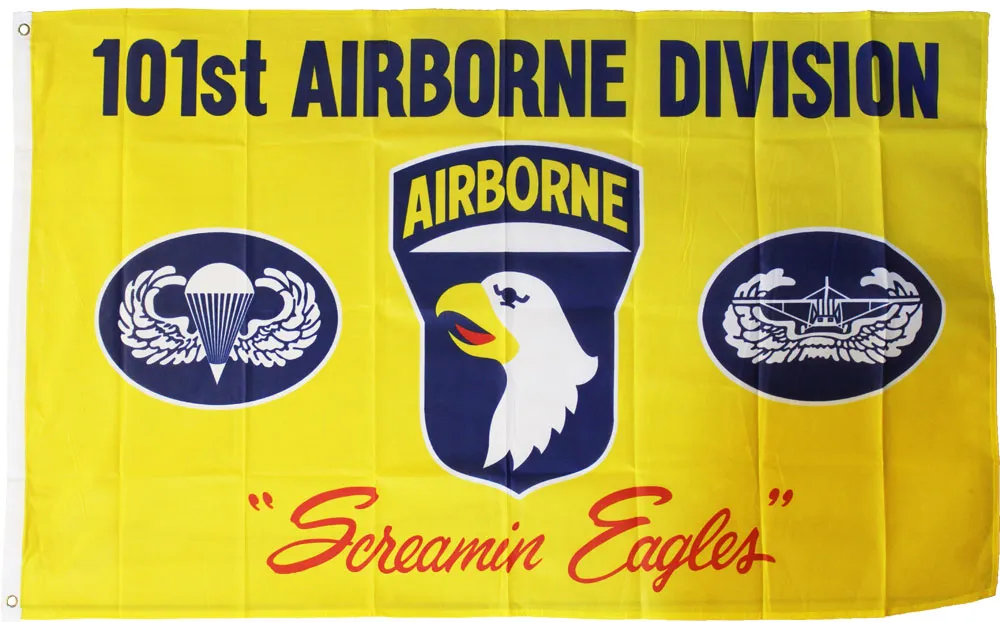 101st Screamin Eagle 3x5' Flag