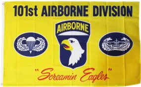101st Screamin Eagle 3x5' Flag
