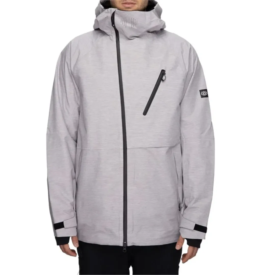 686 Men's Hydra Thermagraph Jacket 2024 White Heather