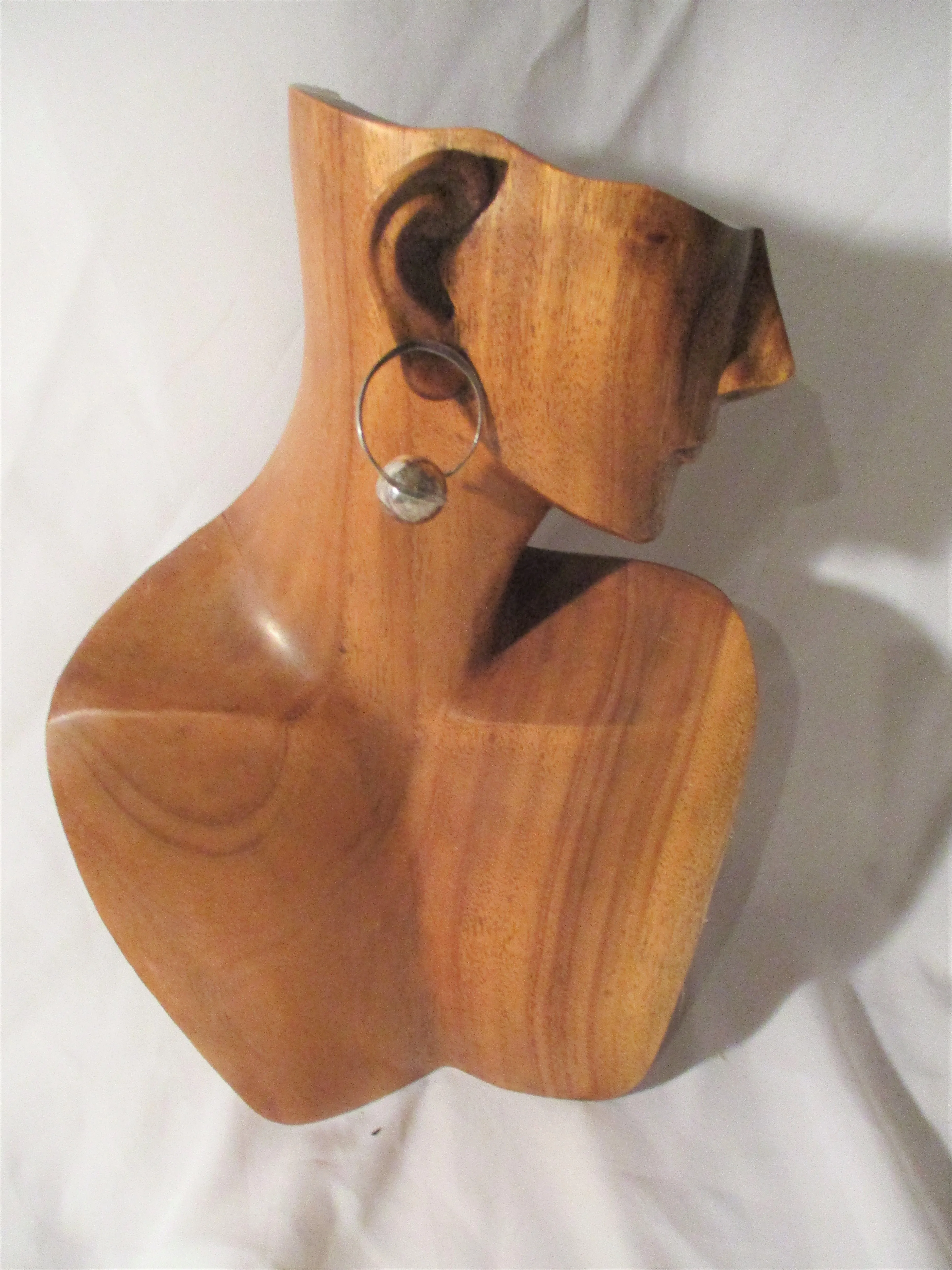 925 STERLING SILVER HOOP BALL Pierced Earring Jewelry ETHNIC Boho Festival