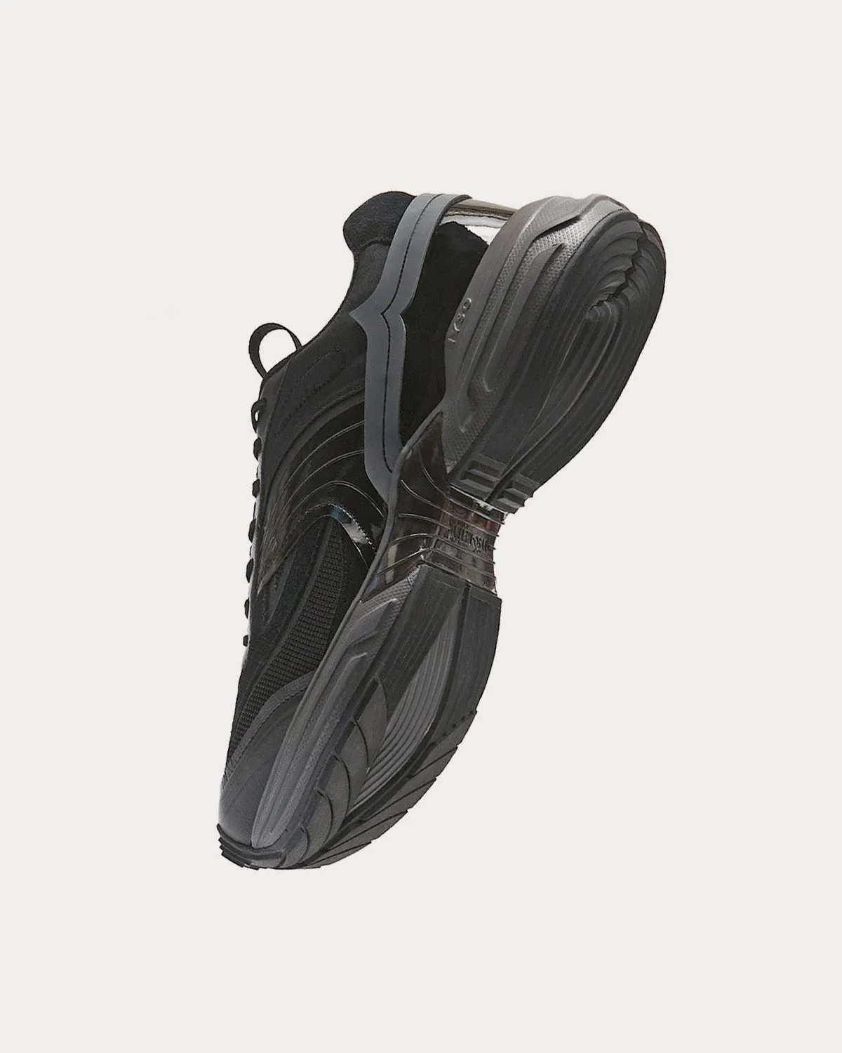 Acumik Jet Black Low Top Sneakers