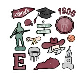 Around Eastern Sticker