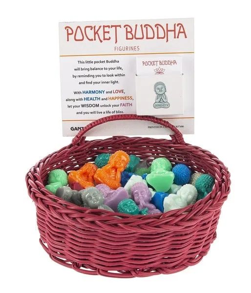Balance Life Colorful Buddha Pocket Token Charm