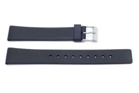 Black Plastic Watch Strap
