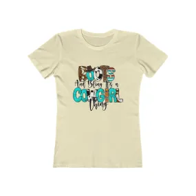 Boot's & Bling Cowgirl T-Shirt only at Bling & Bloom's Boutique | Cowgirl T-Shirt | Women's Western Tee | Country-Style T-Shirt