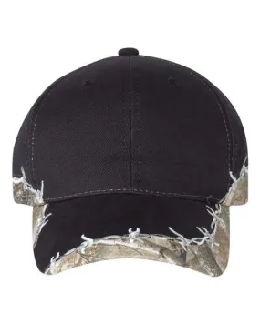 Camo with Barbed Wire Cap