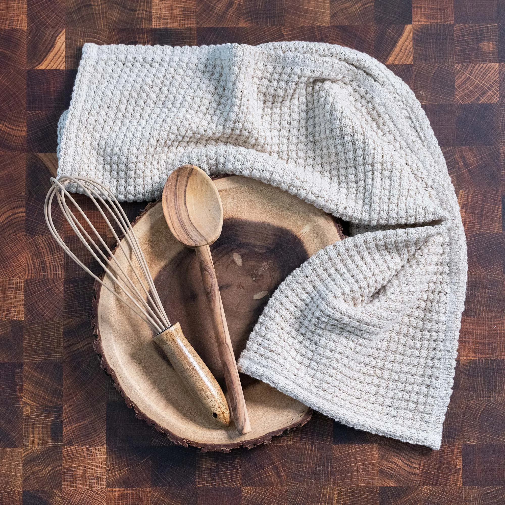 CARDING MILL 100% Organic Hemp Knit Wash Cloth - Dish Towel (No Plastic, No Polyester, No Synthetics) (100% Biodegradable)