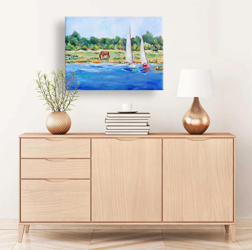 Carrot Island Canvas Wall Art
