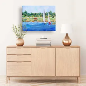 Carrot Island Canvas Wall Art