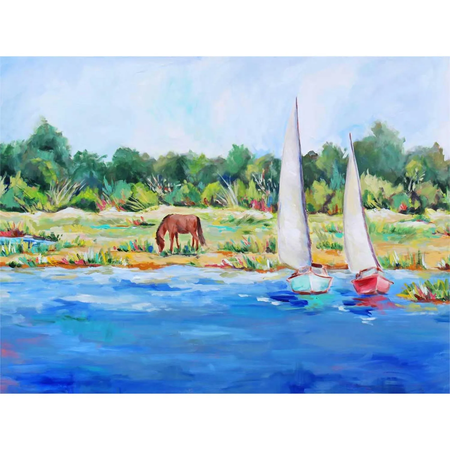 Carrot Island Canvas Wall Art