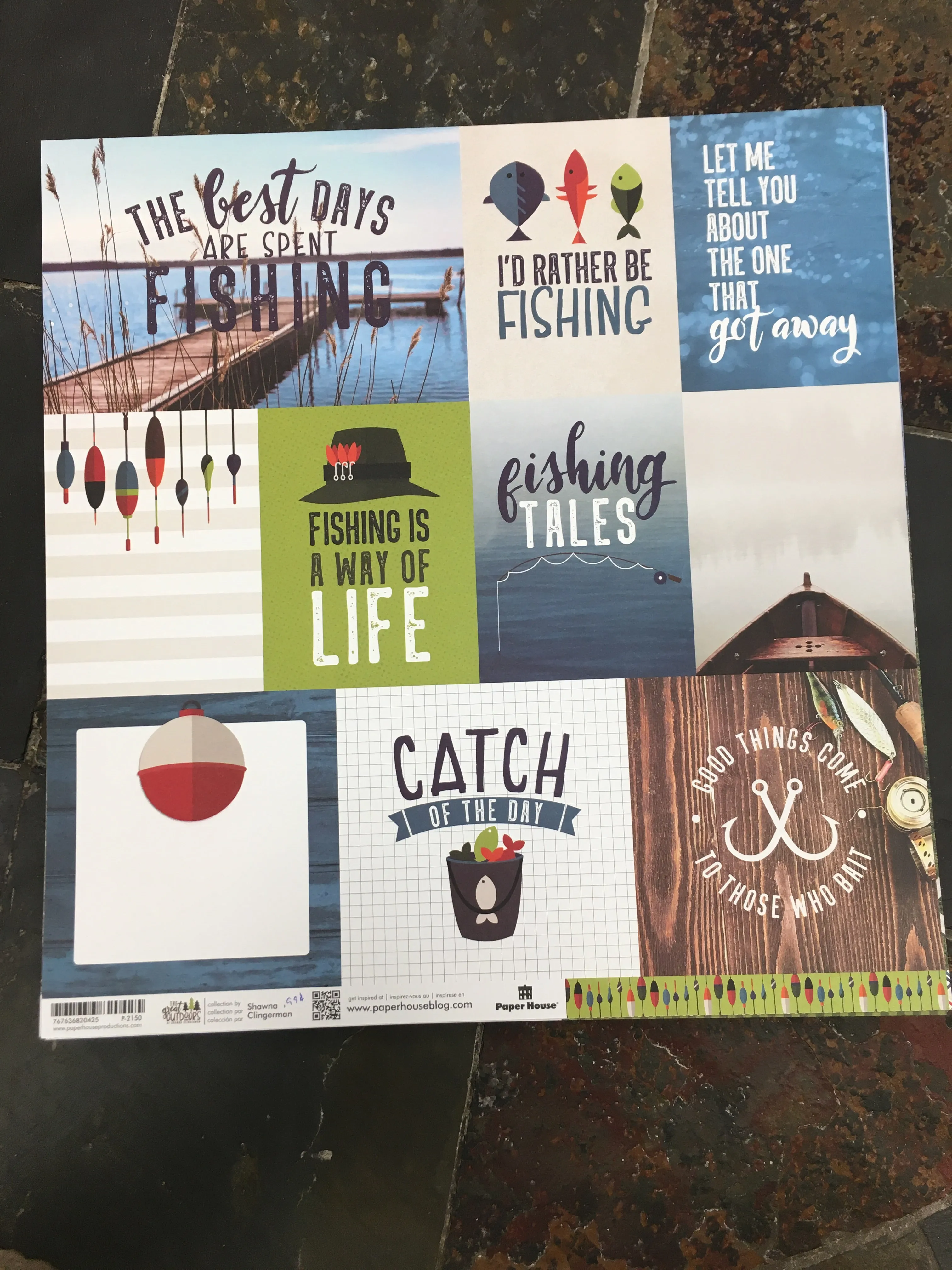 Catch of the Day Paper - the great outdoors - paper house