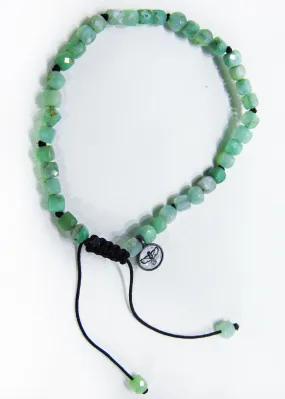 Chrysoprase Cube Bracelet