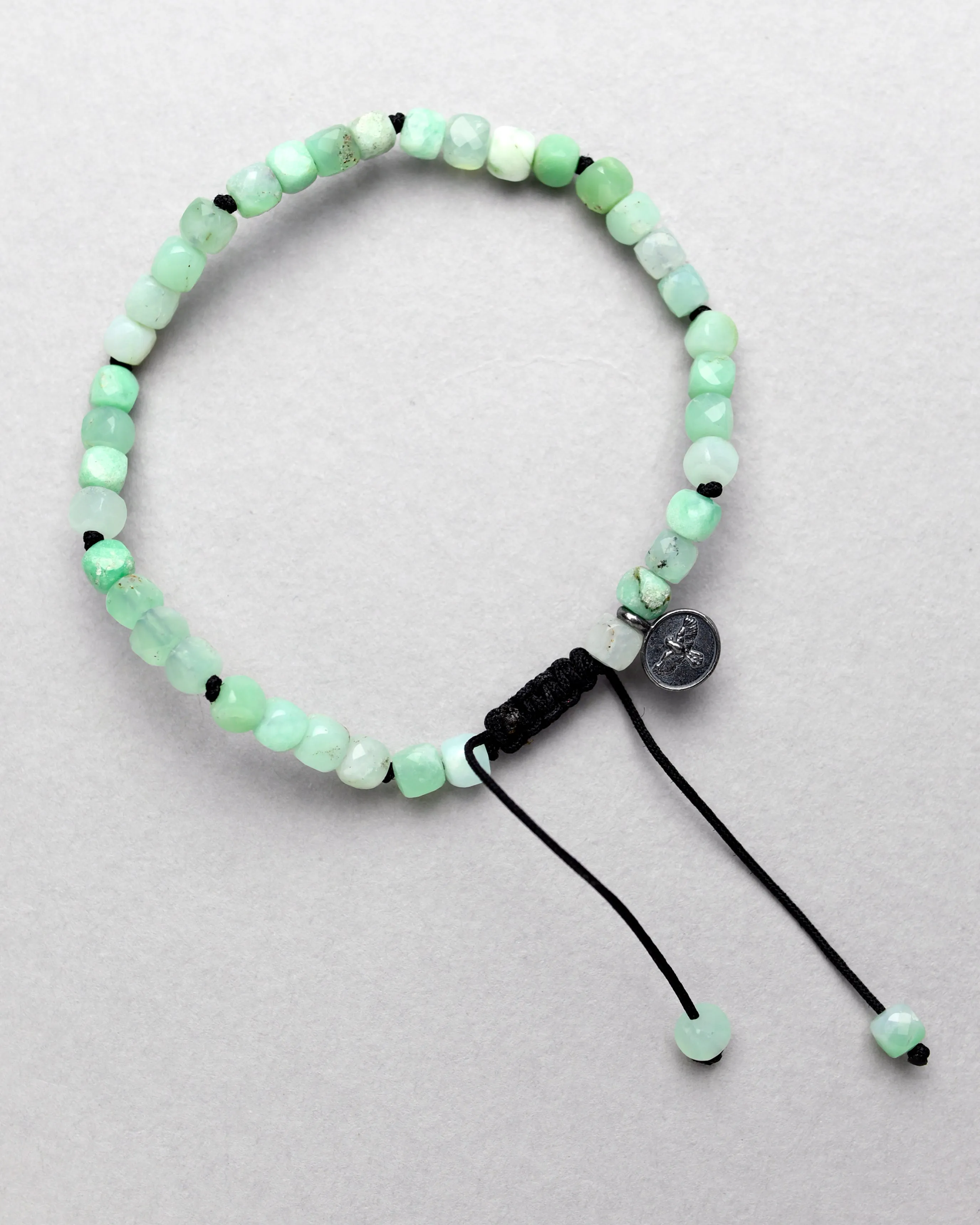Chrysoprase Cube Bracelet