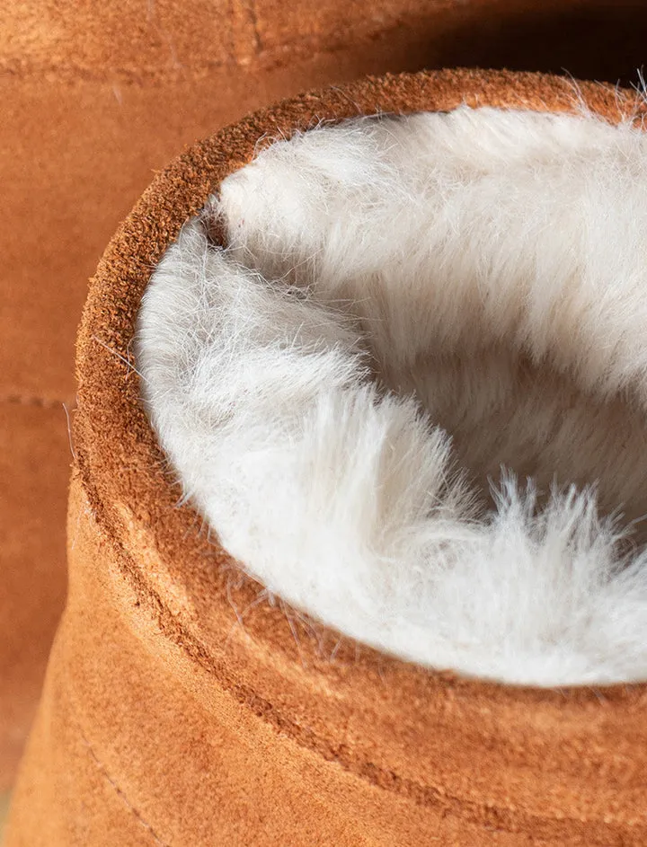 Clarks Originals Womens Wallabee Hi Boot Caramel WLined