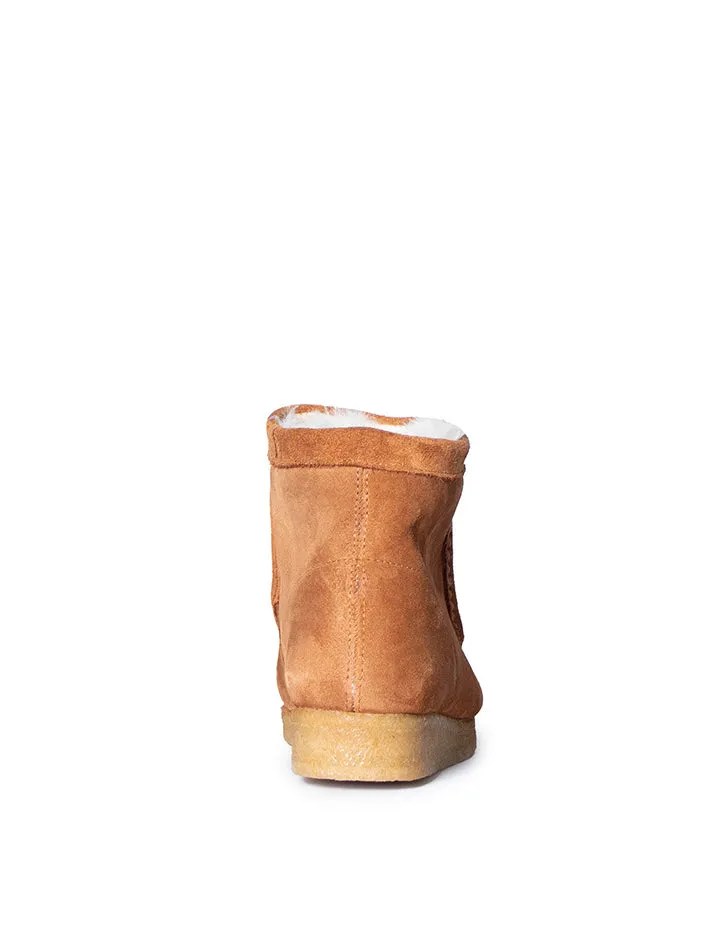 Clarks Originals Womens Wallabee Hi Boot Caramel WLined