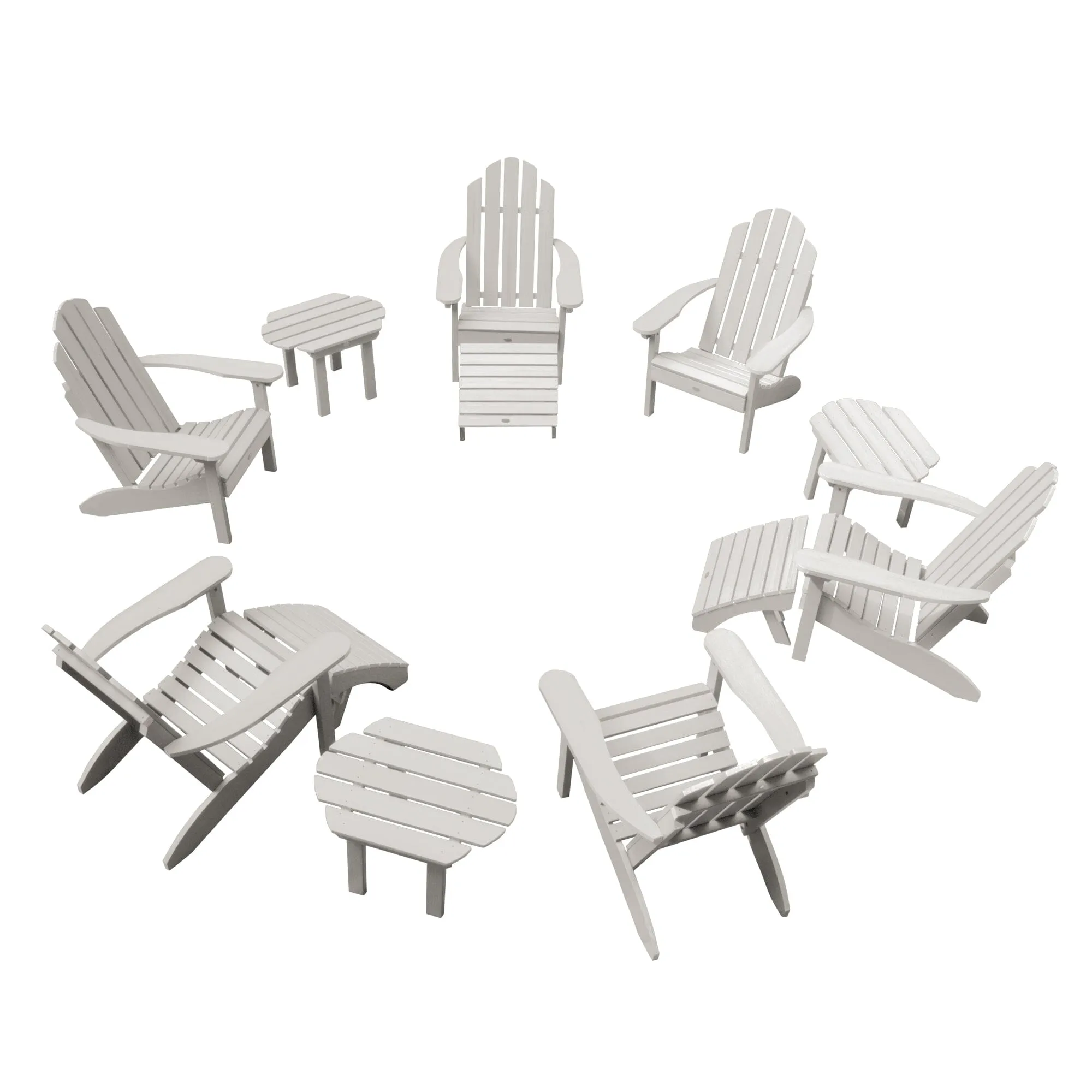 Classic Westport Adirondack Fireside Set