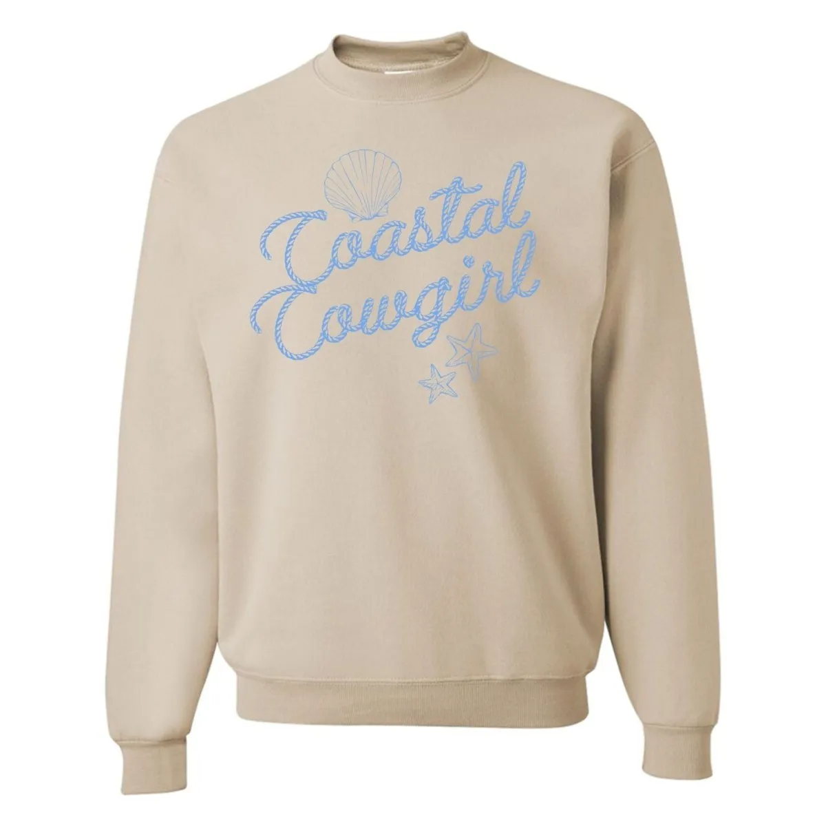 'Coastal Cowgirl' Crewneck Sweatshirt