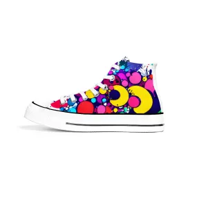 Colorful Collection - Classic Unisex High Top Canvas Sneakers