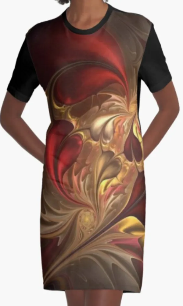 Cowgirl Kim Fields of Gold Tee Shirt Dress - Medium Only