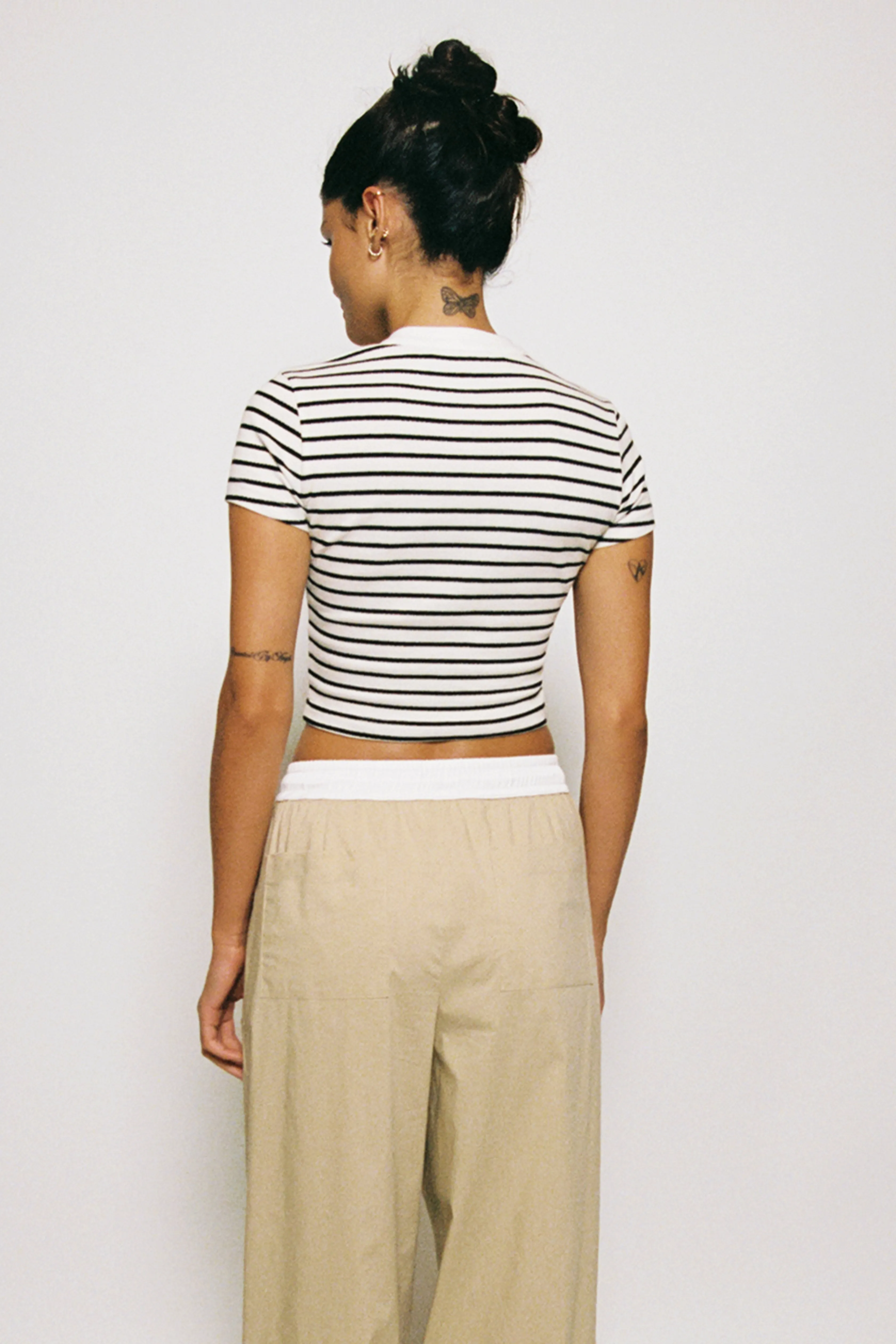 ENVT Haze Cropped Ribbed Top