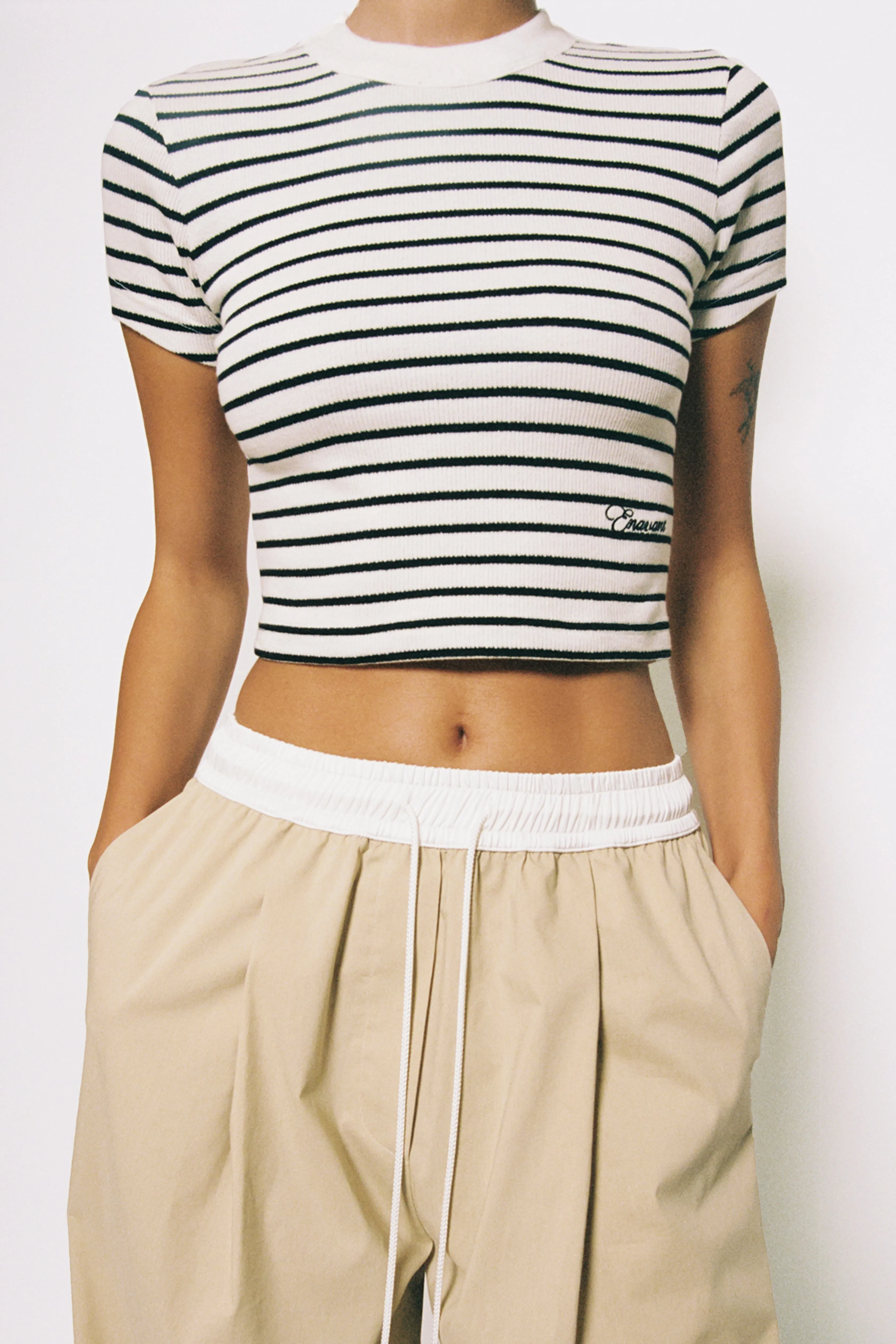 ENVT Haze Cropped Ribbed Top