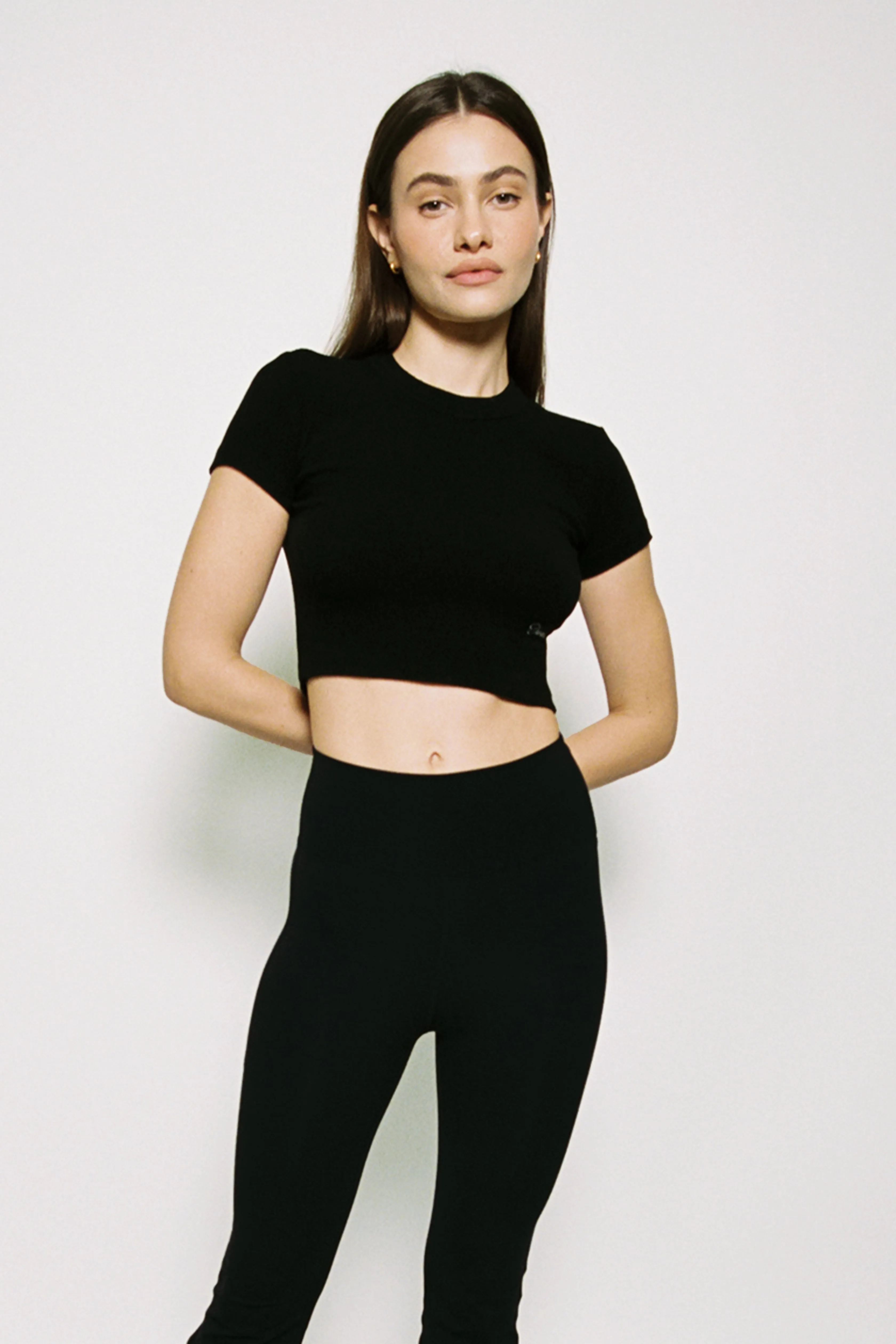 ENVT Haze Cropped Ribbed Top