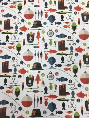 Fish Tags - the great outdoors - paper house