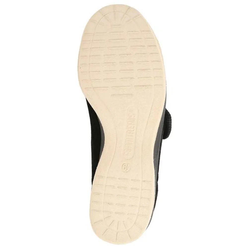 Foamtreads Jewel Slipper Black Velour (Women's)