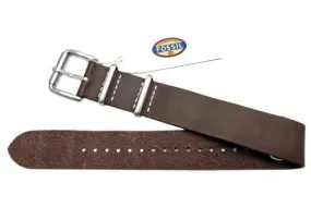 Fossil Defender Series Brown Leather 20mm Watch Strap