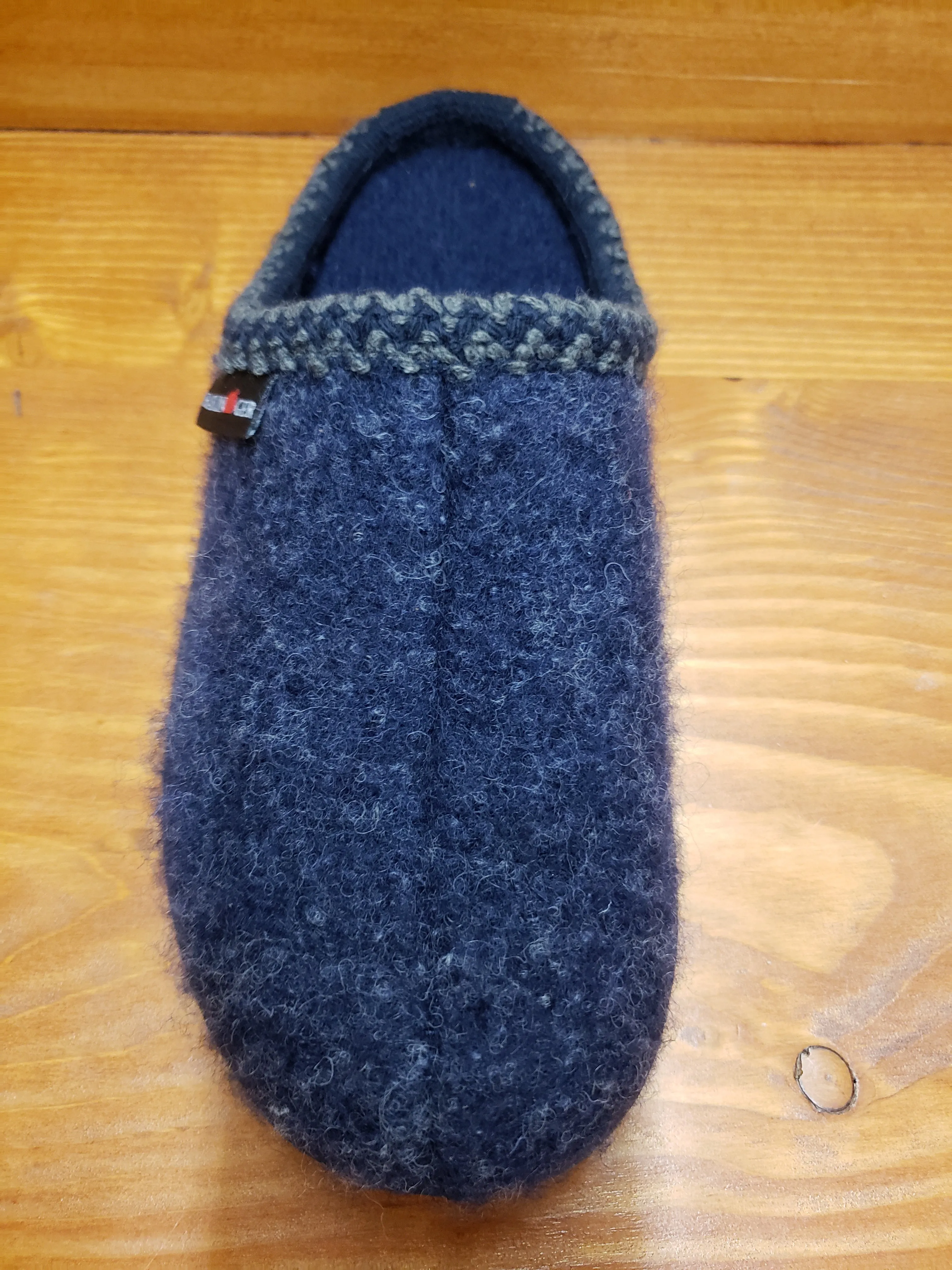 Haflinger At slipper Navy speckle 512003-76