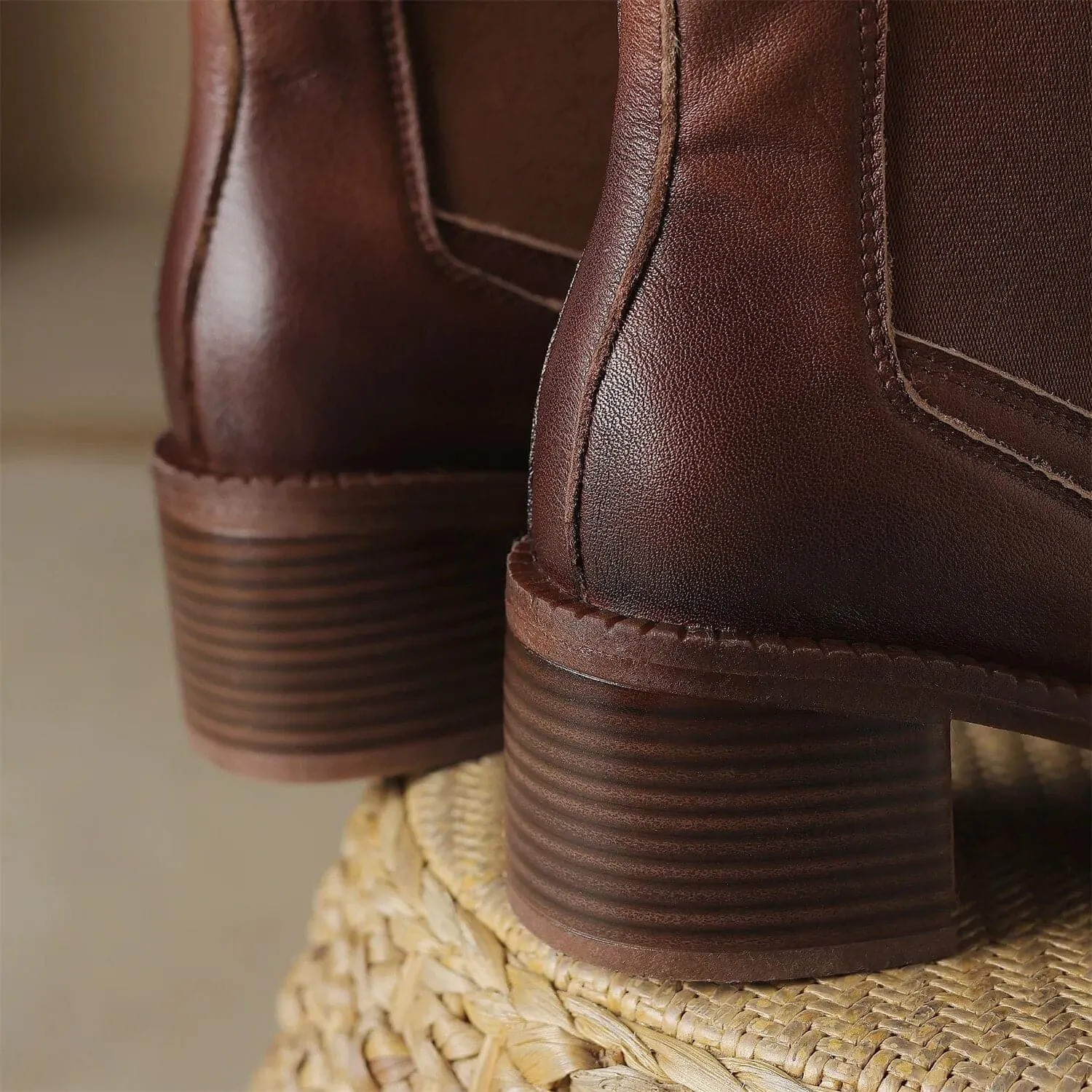 Handmade Leather Ankle Boots