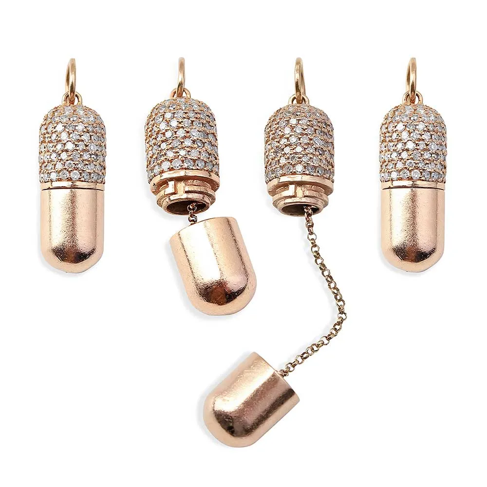 HAPPY PILL WITH DIAMONDS