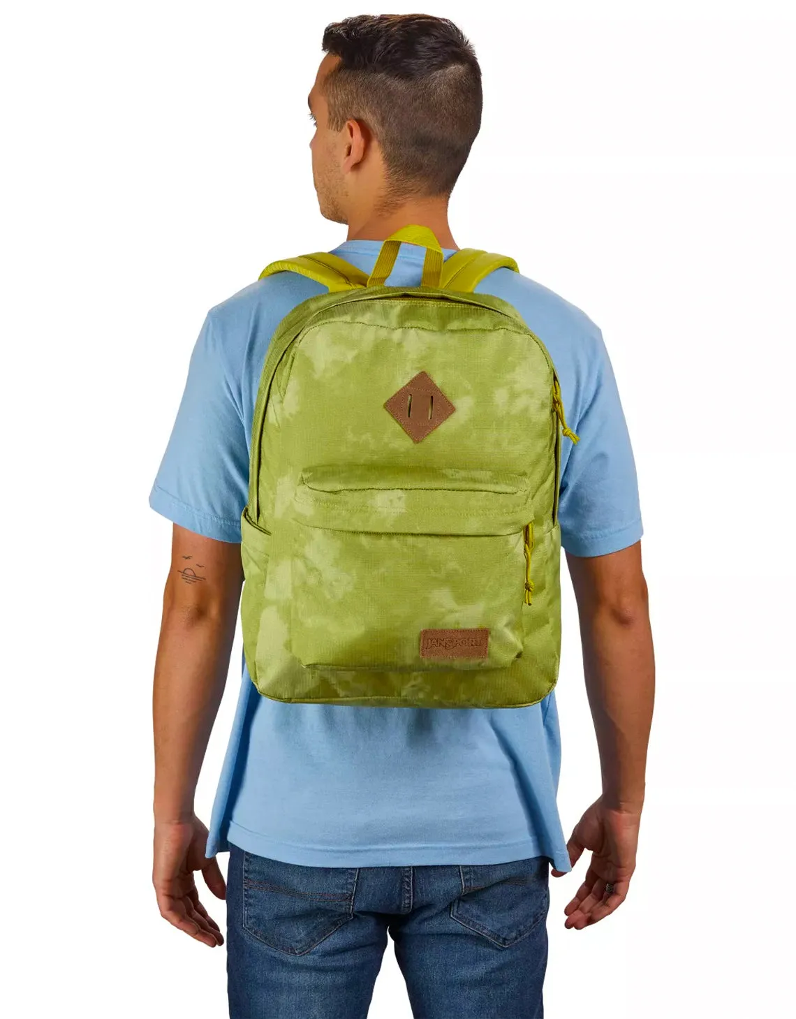 JANSPORT<br>SUPERBREAK® PLUS FX LENTIL SPROUT ERODED RIPSTOP