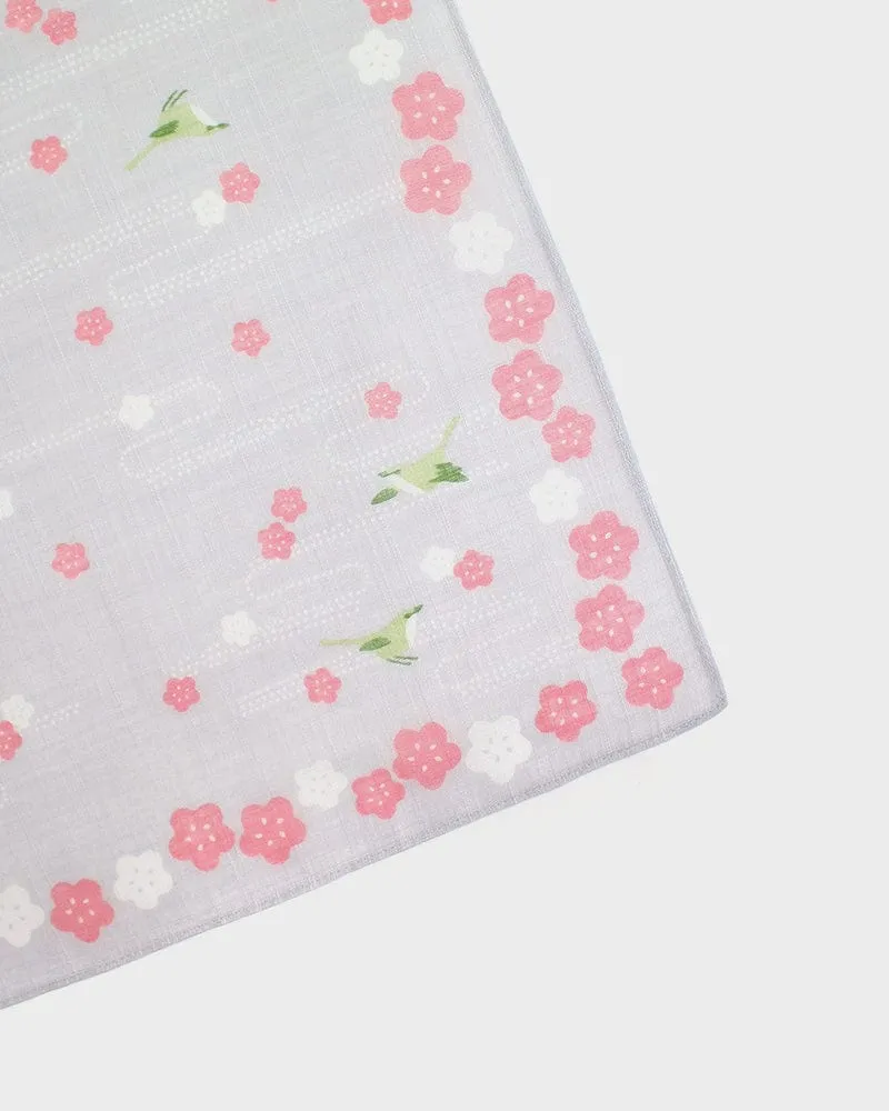 Japanese Handkerchief, Classic, Plum Blossoms