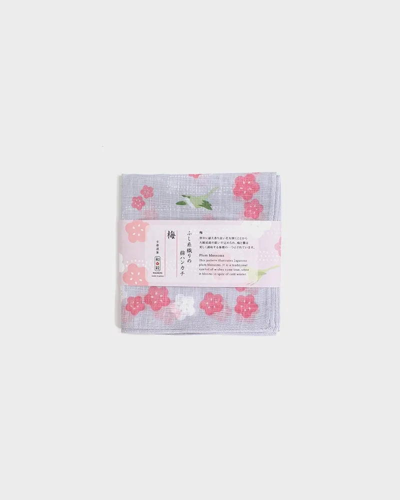 Japanese Handkerchief, Classic, Plum Blossoms