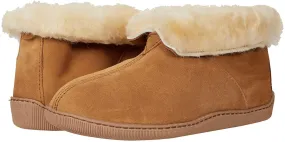 Minnetonka Men's Sheepskin Ankle Boot Slipper