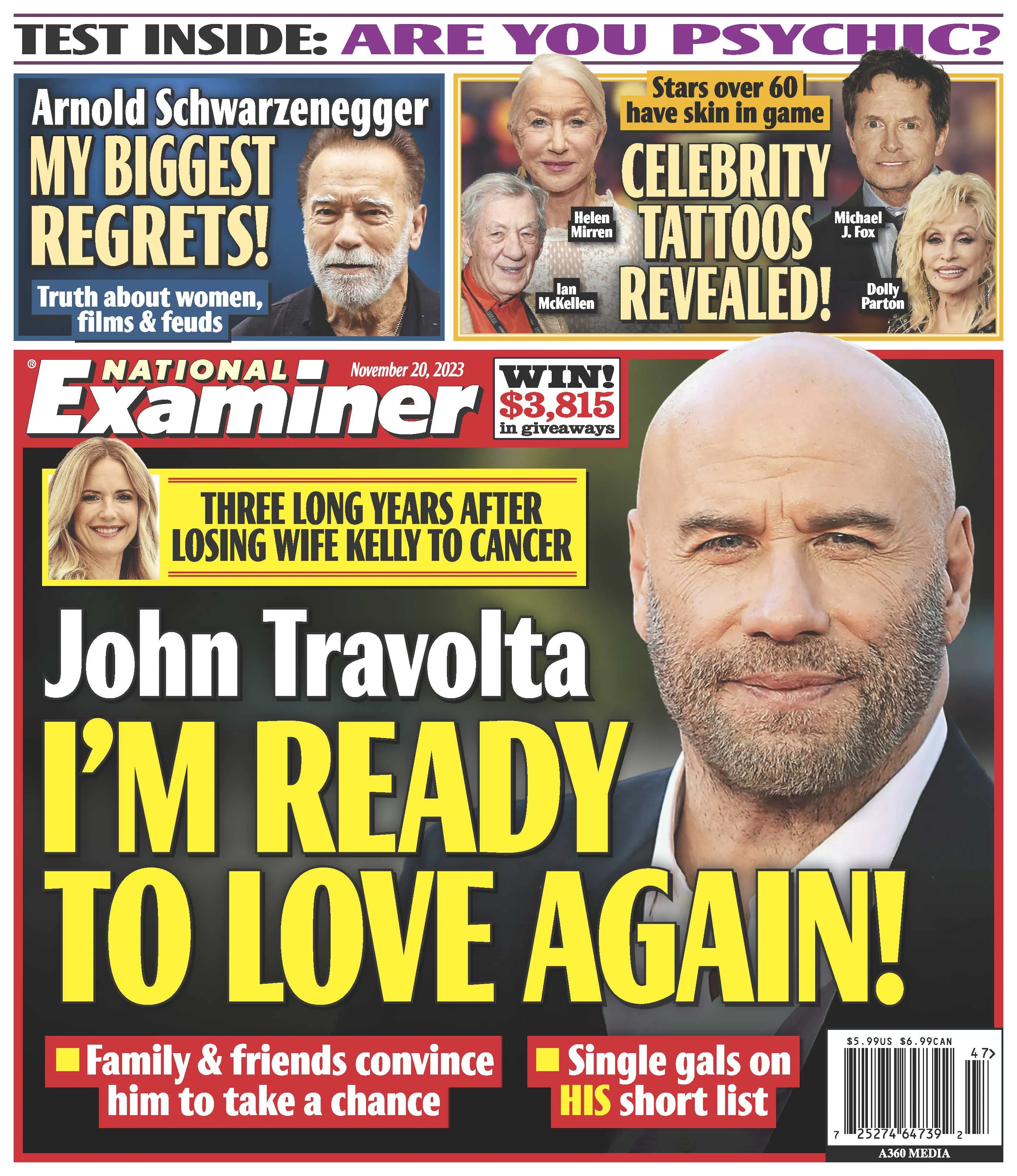 National Examiner - 11.20.23 John Travolta I'm Ready to Love Again
