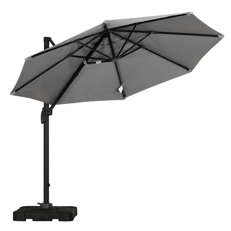 Noble House Durango 9.6' Outdoor Canopy Sunshade Umbrella