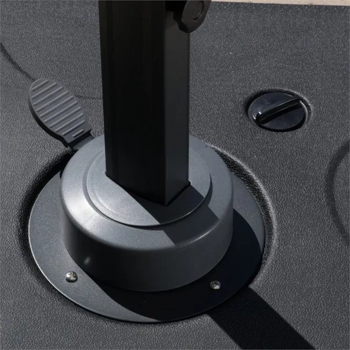 Noble House Durango 9.6' Outdoor Canopy Sunshade Umbrella