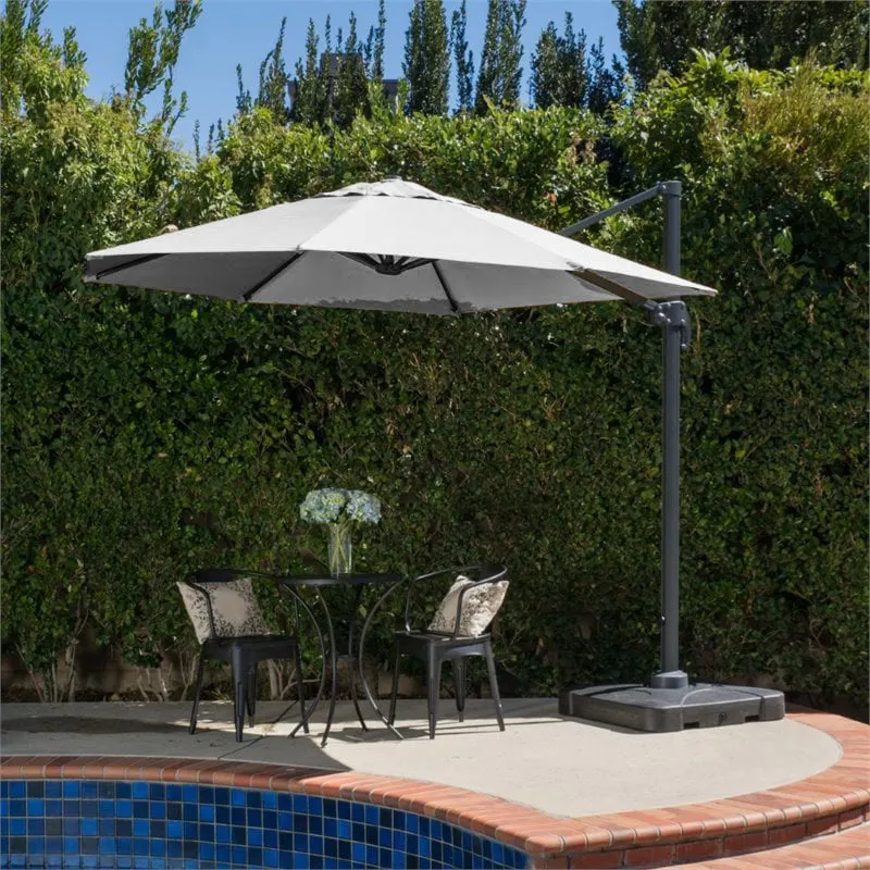 Noble House Durango 9.6' Outdoor Canopy Sunshade Umbrella