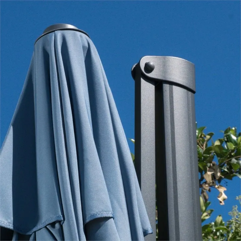 Noble House Durango 9.6' Outdoor Canopy Sunshade Umbrella