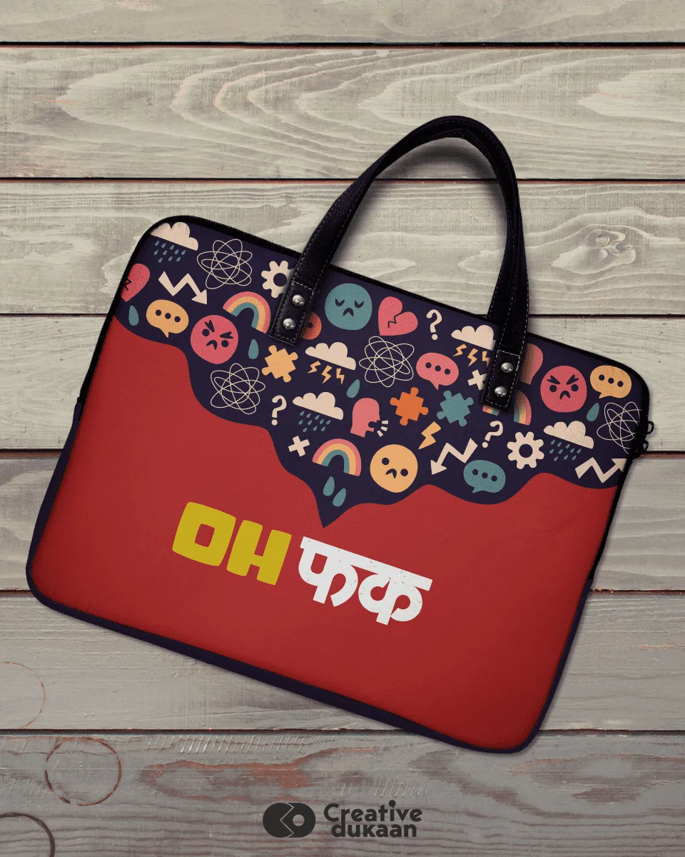 Oh Fuck !!  - Cool and Funny Laptop Sleeves