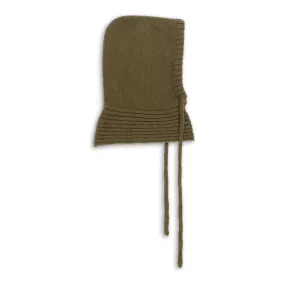 Olive Knitted Hood