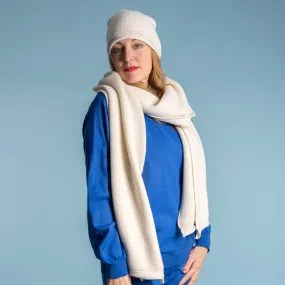 PARKSVILLE 100% Organic Merino Wool Scarf (13.8" x 88.6”) (Unisex) (No Elastic, No Polyester, No polyamide, No Acrylic, No Synthetics) (100% Biodegradable)