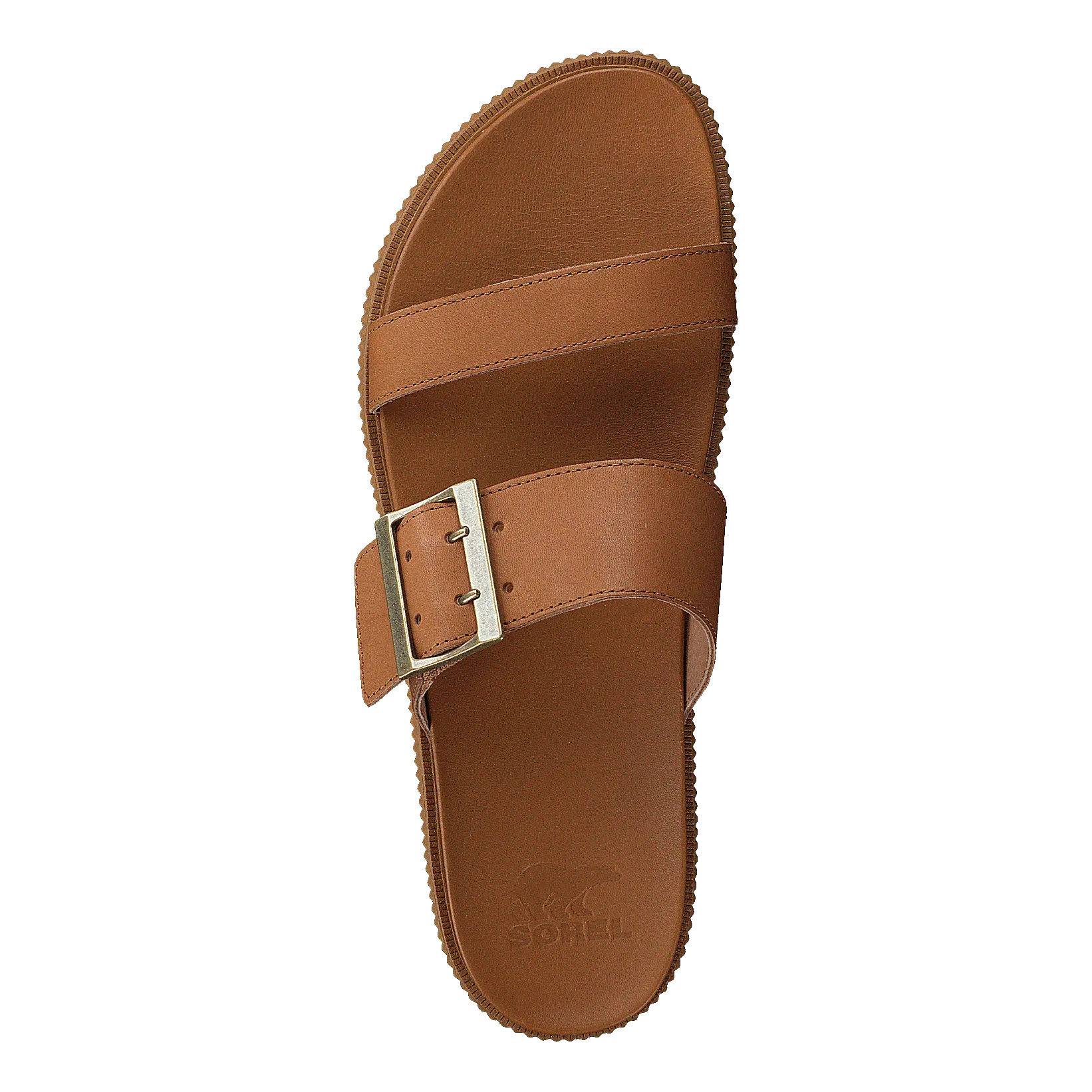 Roaming Buckle Slide Camel Brown