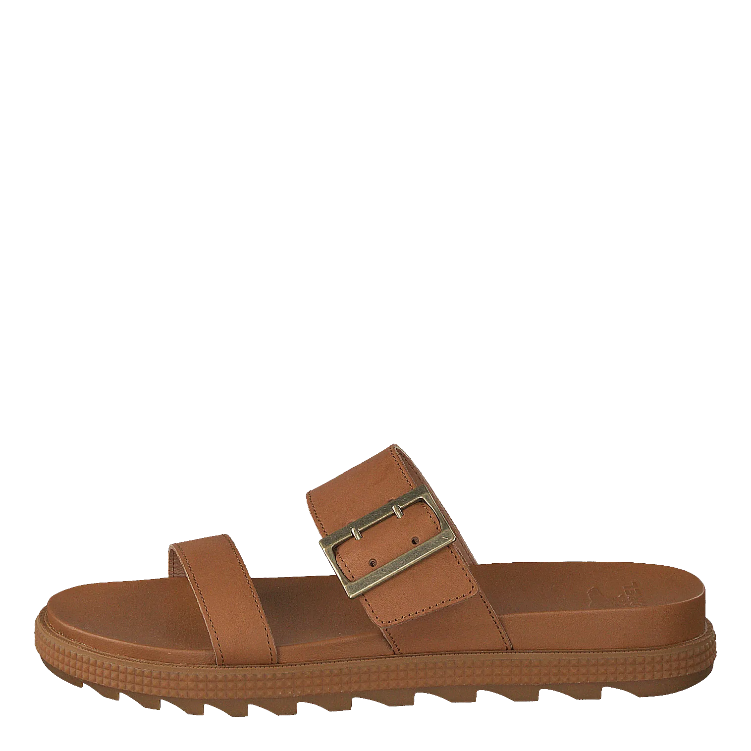 Roaming Buckle Slide Camel Brown