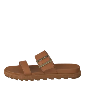 Roaming Buckle Slide Camel Brown