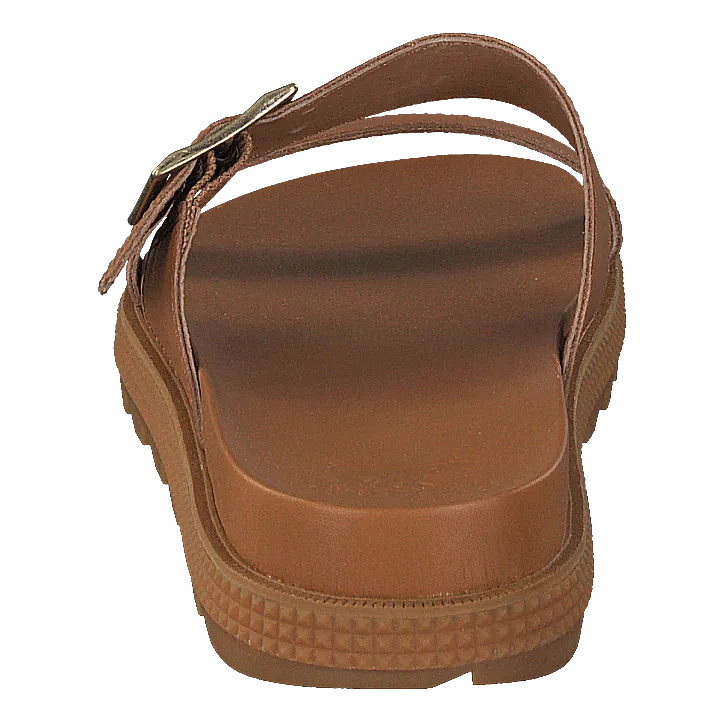 Roaming Buckle Slide Camel Brown