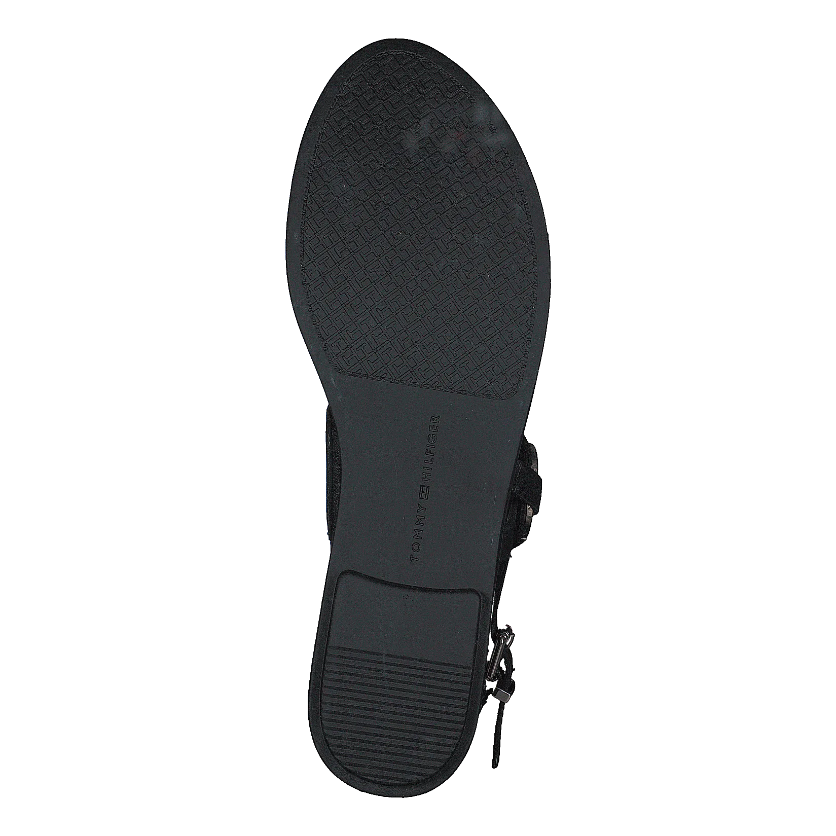 Round Th Flat Sandal Black Bds