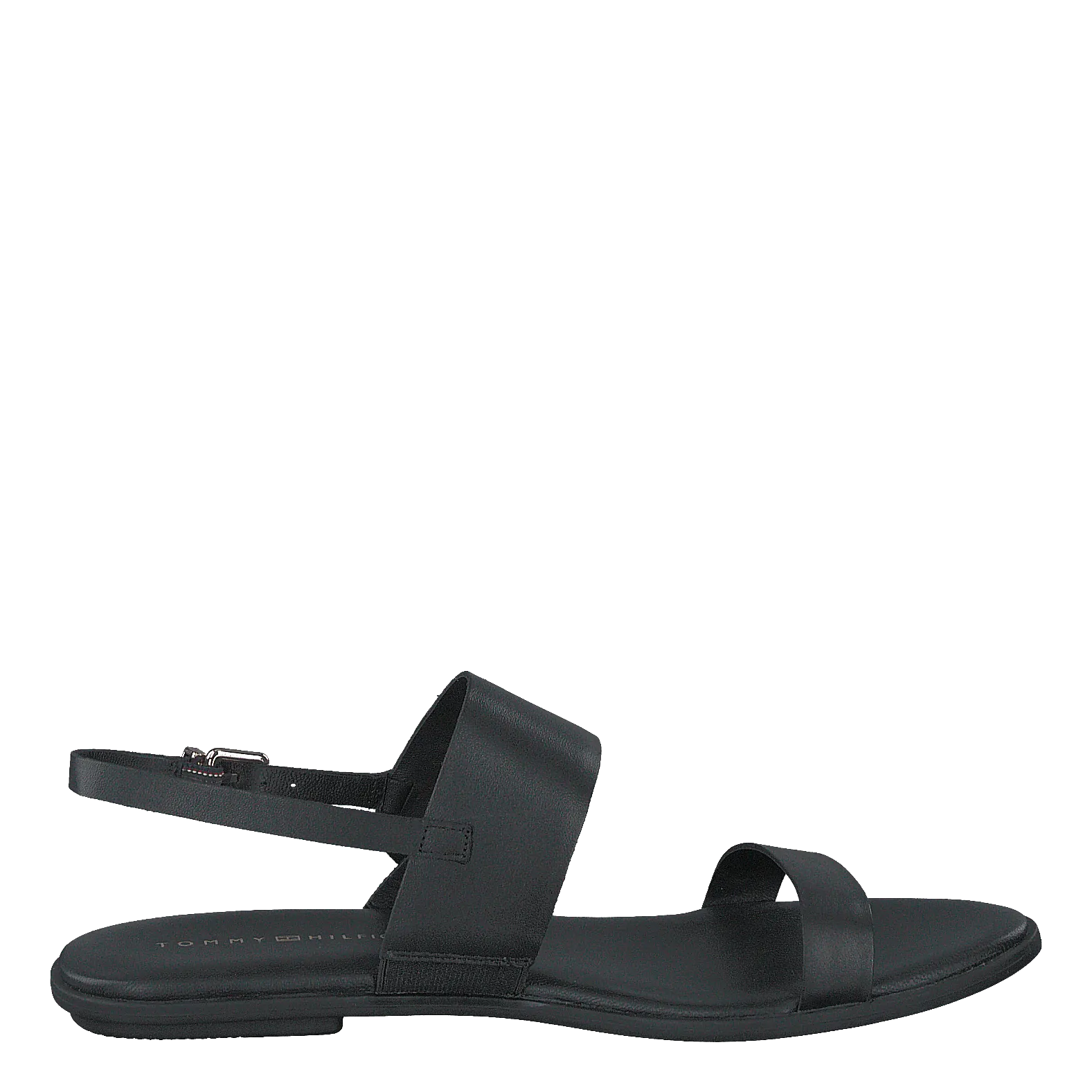 Round Th Flat Sandal Black Bds